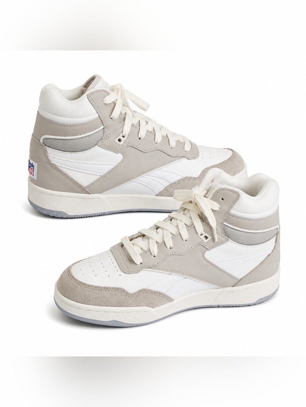 Reebok BB 4000 II Mid Chalk Moonstone High Top Sneakers NIB Women's 7.5